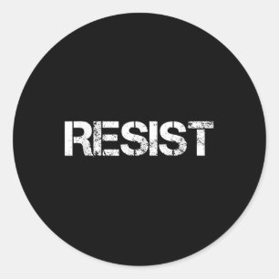 Adesivo Resiste À Camiseta Pela Resistência, Não O Meu Pre