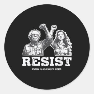 Adesivo Resiste Bernie Sanders Liberdade Serviço Nacional