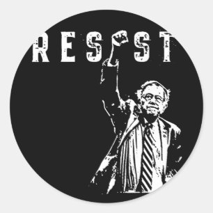 Adesivo Resiste Bernie Sanders Liberdade Serviço Nacional 