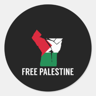 Adesivo Resistência à bandeira da Palestina - Liberdade na