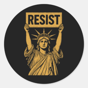 Adesivo Resistência À Estátua Da Liberdade Rebelde Protest