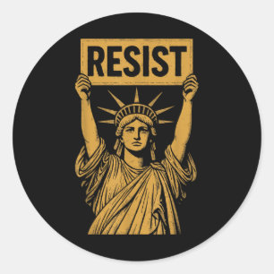 Adesivo Resistência À Estátua Da Liberdade Rebelde Protest