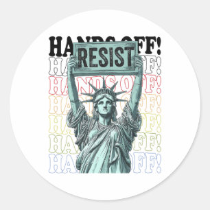 Adesivo Resistência À Estátua Da Resistência Da Liberdade
