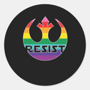 Adesivo Resistência À Opressão Lgbt - Resistência À Rebeli