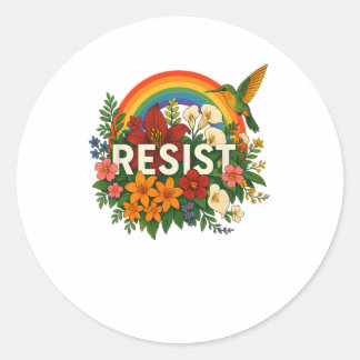 Adesivo Resistência a Protesto Político Anti-Trump Orgulho