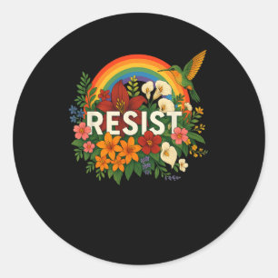 Adesivo Resistência a Protesto Político Anti-Trump Orgulho