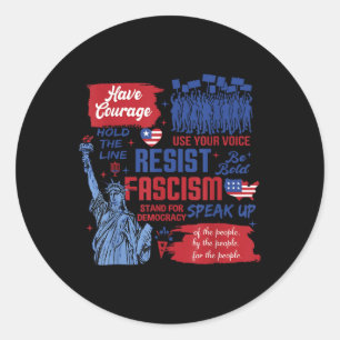 Adesivo Resistência ao fascismo