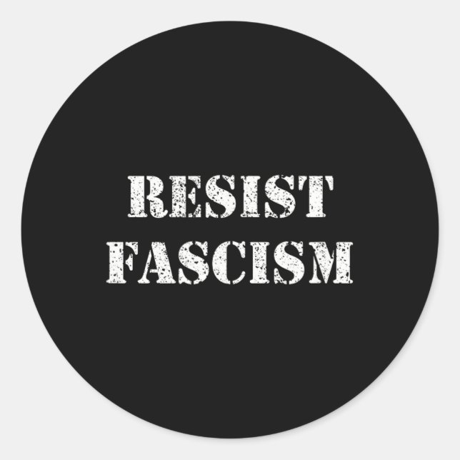 Adesivo Resistência ao fascismo (Frente)