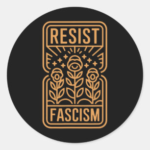 Adesivo Resistência ao fascismo Protesto Trump Anti Trump