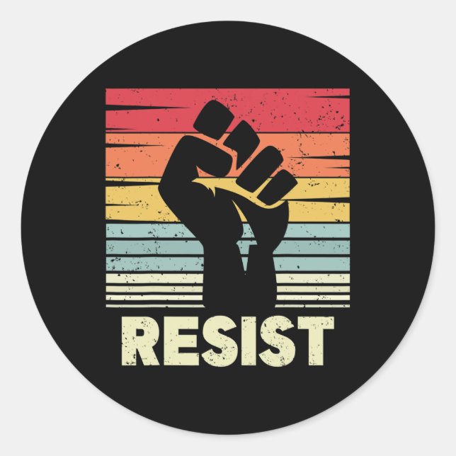 Adesivo Resistência ao Orgulho Resistente Resiste Resistên (Frente)