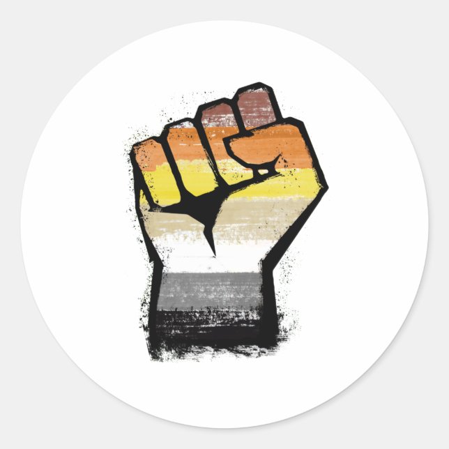 Adesivo Resistência ao Protesto do Urso (Frente)