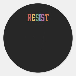 Adesivo Resistência ao Protesto Político Anti-Trump