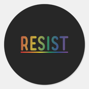 Adesivo Resistência Ao Protesto Político Do Orgulho gay Do