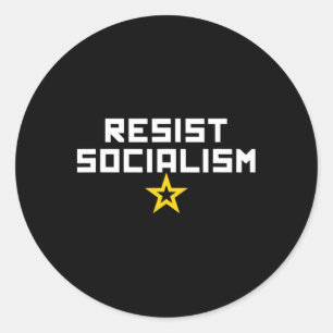 Adesivo Resistência ao Socialismo Anti-Socialismo Liberal