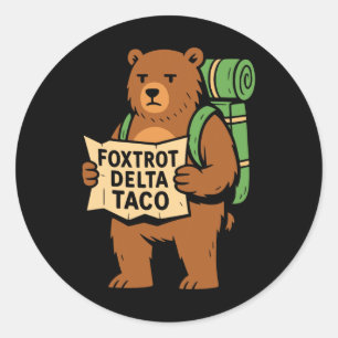 Adesivo Resistência ao Vamos de Protesto Go Taco Foxtrot D