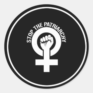 Adesivo Resistência feminista - pare o patriarcado -- 