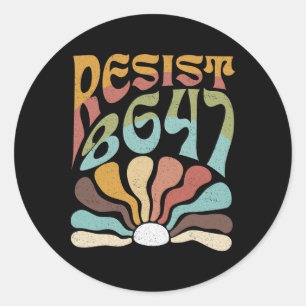 Adesivo Resistência Sutil 8647 Resistir Trump Protesto Boh