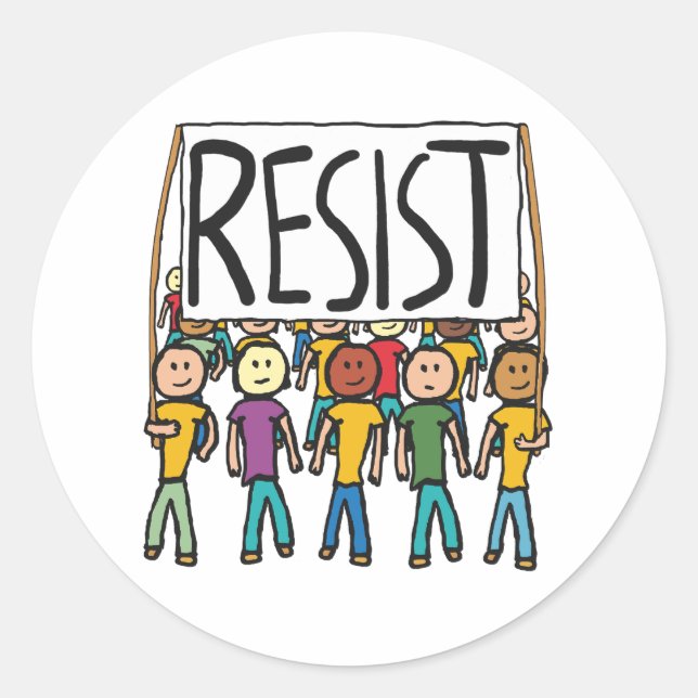 Adesivo Resistir (Frente)
