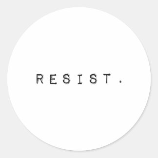 Adesivo Resistir À Administração De Trump - Edição Limitad