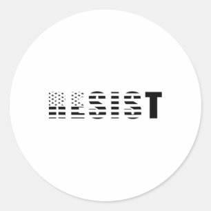Adesivo Resistir à bandeira dos Estados Unidos