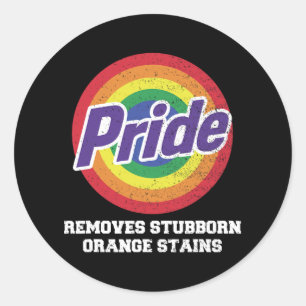 Adesivo Resistir a Trump Remover o Orgulho M de Manchas La
