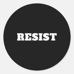 Adesivo Resistir. Anti-Trump #resistência contra Donald Tr