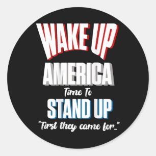 Adesivo Resistir Ao Acordar Nos Estados Unidos Para Ficar 