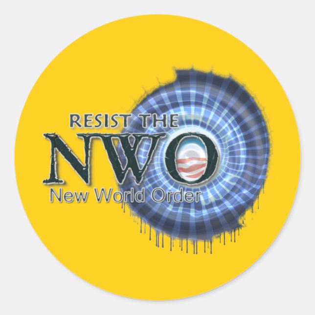 Adesivo Resistir ao NWO (Frente)