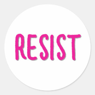 Adesivo Resistir Resistência Rosa