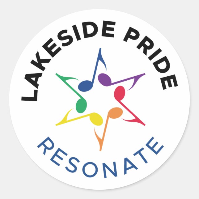 Adesivo Resonate Circle Sticker (Frente)