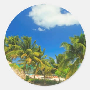 Adesivo Resort de praia tropical, Belize