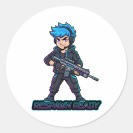 Adesivo Respawn ready Sticker
