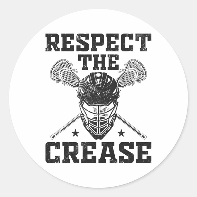 Adesivo Respeite A Gália De Lacrosse (Frente)