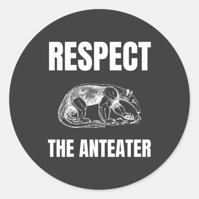 Adesivo Respeite o Anteatro (Frente)