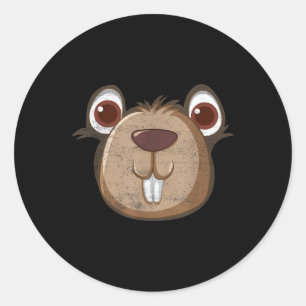 Adesivo Respeite O Dia De Groundhog Engraçado