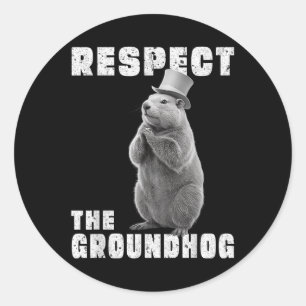 Adesivo Respeite O Dia De Marmota Respeite O Marmoto _1