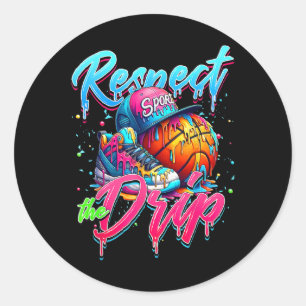 Adesivo Respeite O Drip Basball Sorvete Drip Com Sp