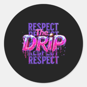 Adesivo Respeite O Drip Bysebyll Gotejamento Sorvete Drip