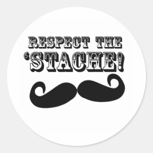 Adesivo Respeite 'o Stache