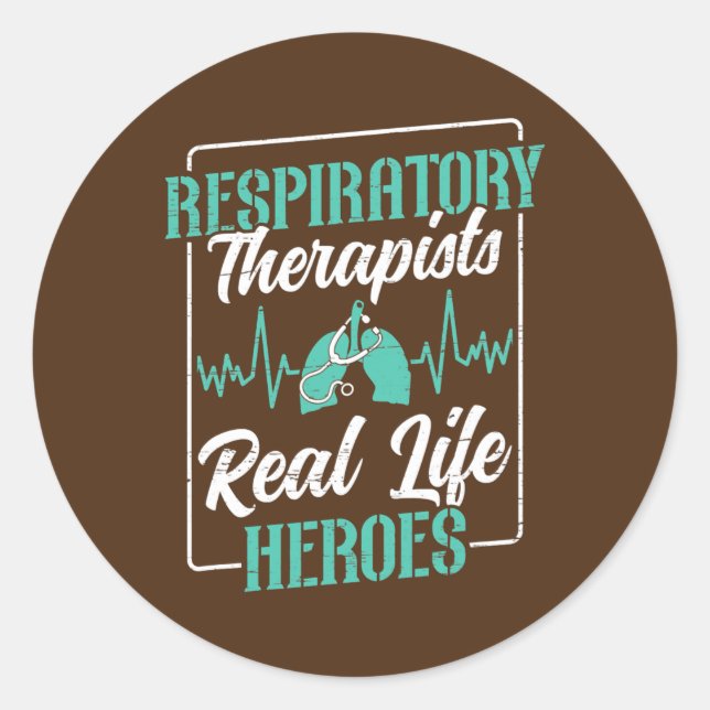 Adesivo Respiratory Therapist Real Life Superhero Lungs (Frente)