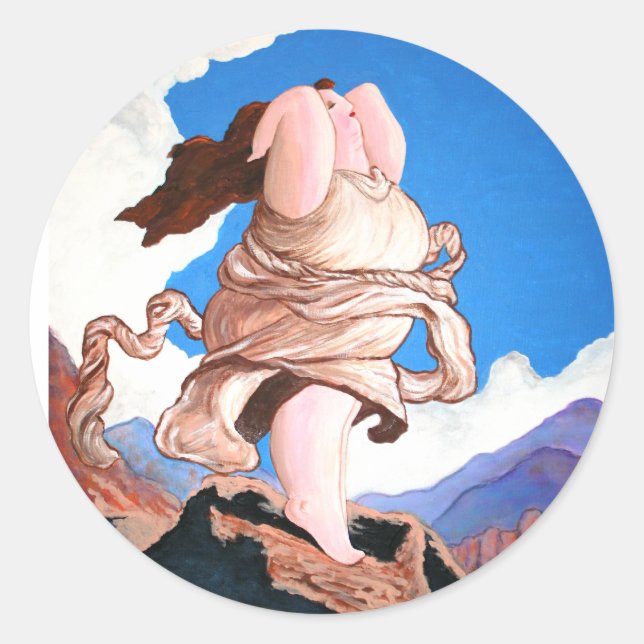 Adesivo Respire...e destrancar a Deusa dentro! R Clássico (Frente)