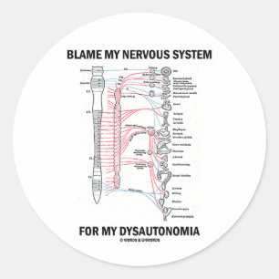 Adesivo Responsabilize meu sistema nervoso por meu