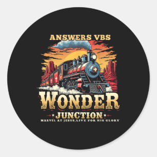 Adesivo Respostas Vbs Wonder Junction Train Theme