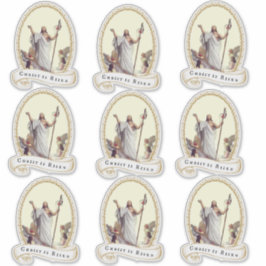 Adesivo Ressurreição de Páscoas Risen Jesus Religioso