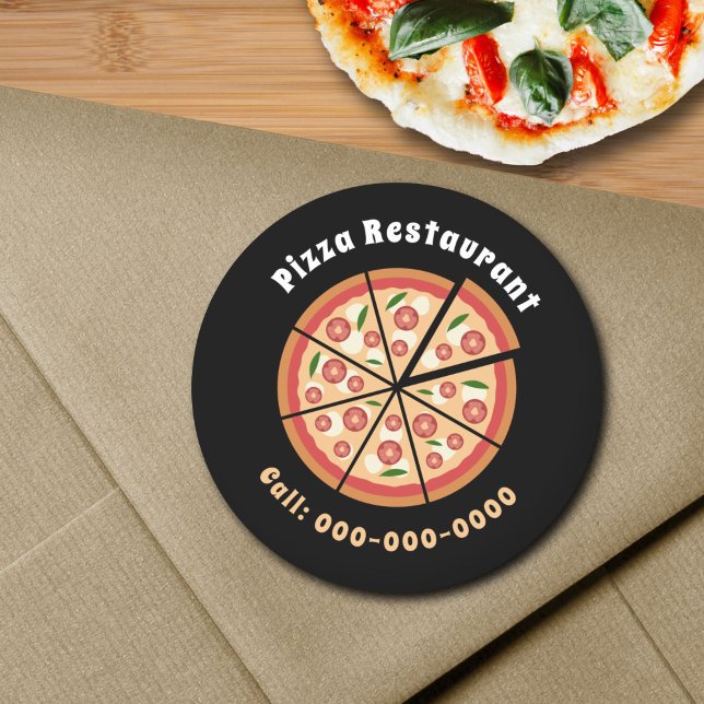 Adesivo Restaurante Pizza (Pizza Restaurant Sticker)