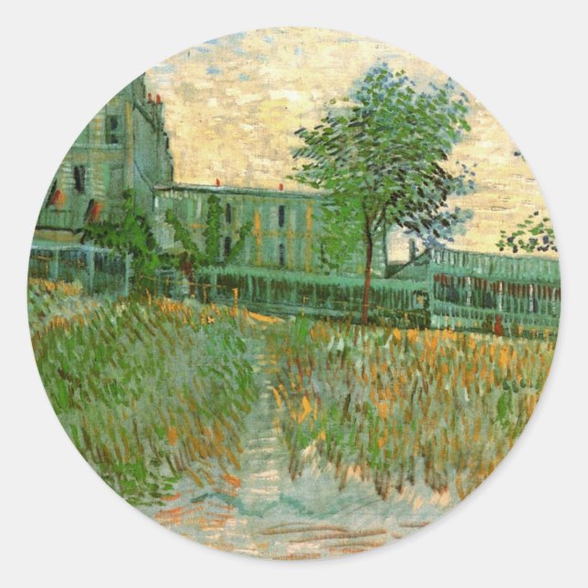 Adesivo Restaurante Sirene, Asnières por Vincent van Gogh (Frente)