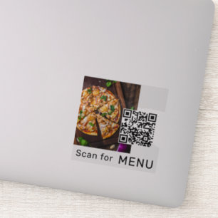 Adesivo Restaurante verificação de código QR para foto de 