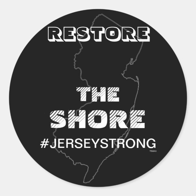 ADESIVO RESTAURAR A LOJA - JERSEY STICKER (Frente)