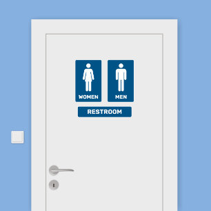 Adesivo Restroom Sign Stick