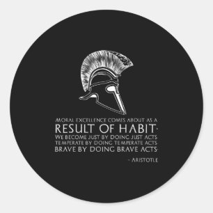 Adesivo Resultado do Hábito - Filosofia Grega Antiga - Res